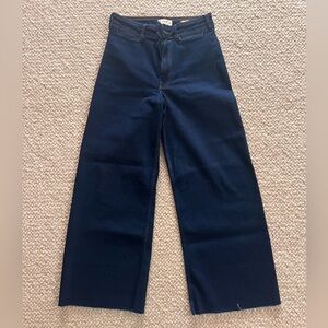 Anthropologie/ Maeve high rise wide leg denim